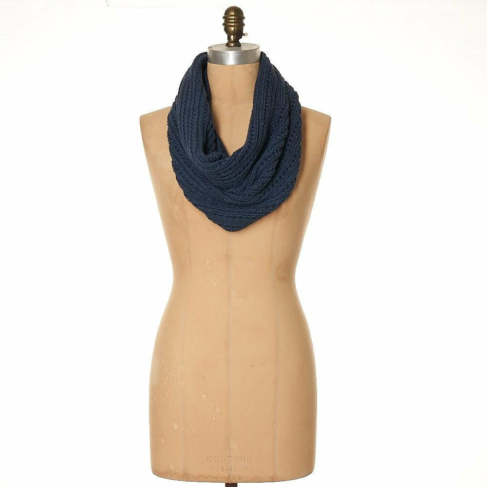 Lee Garrett Knitted Loop - Navy - Little Extras Lifestyle Boutique