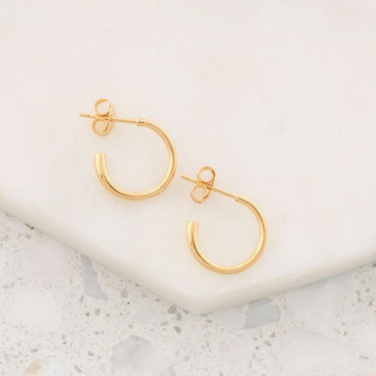 Midsummer Star Open Hoop - Gold Plate - Little Extras Lifestyle Boutique