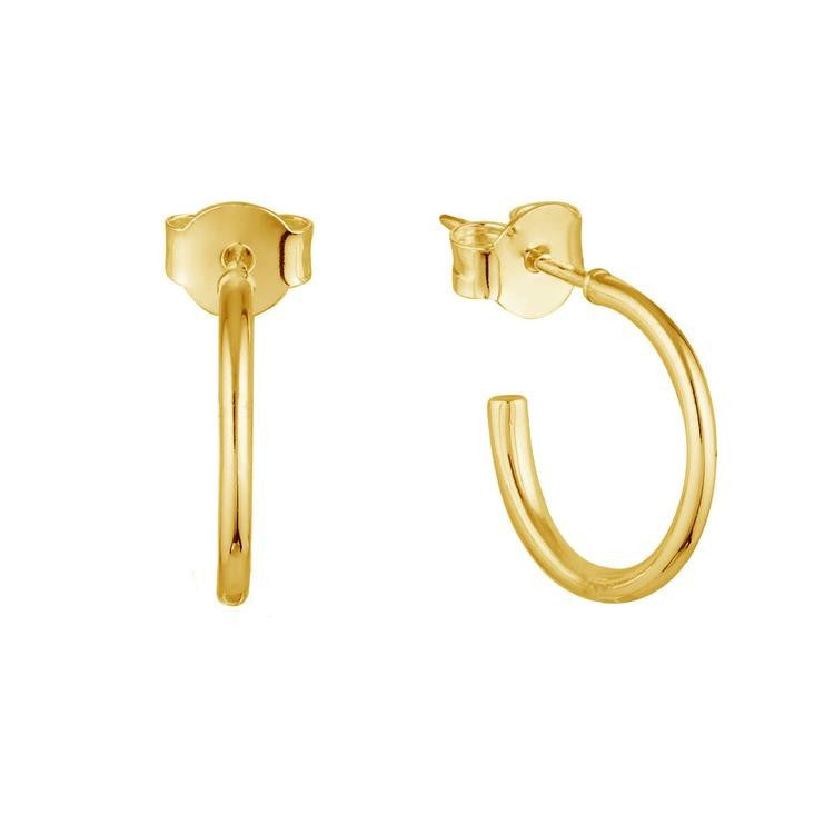 Midsummer Star Open Hoop - Gold Plate - Little Extras Lifestyle Boutique