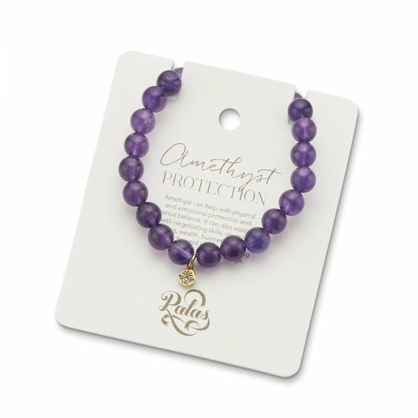 Palas Energy Gem Bracelet - Amethyst - Little Extras Lifestyle Boutique