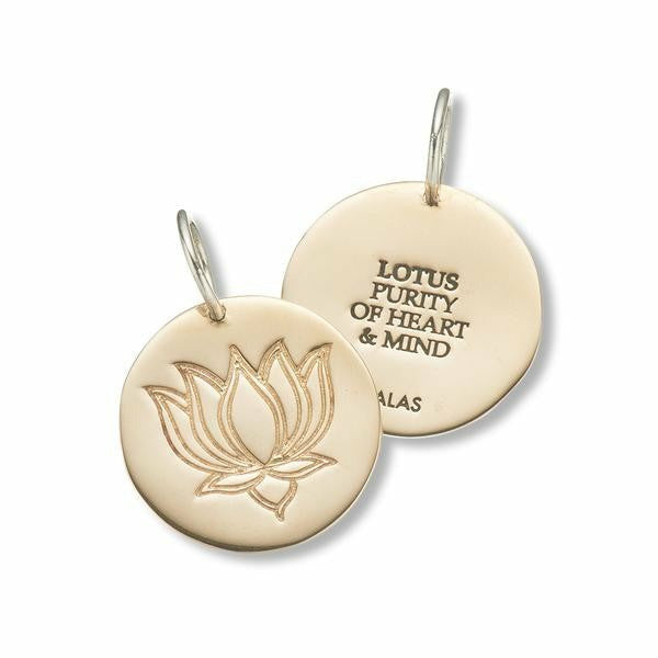 Palas Lotus Purity Of Heart & Mind Charm - Little Extras Lifestyle Boutique