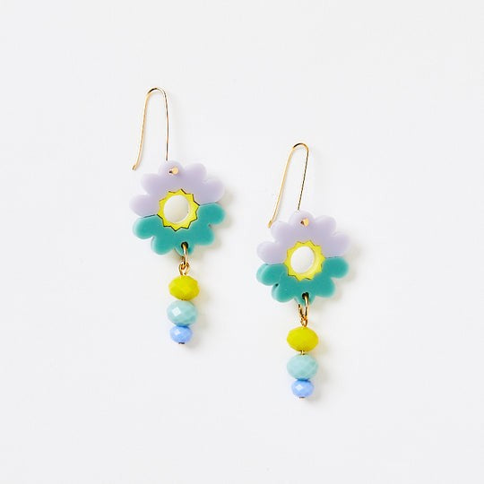 Martha Jean Magnolia Drop Earrings