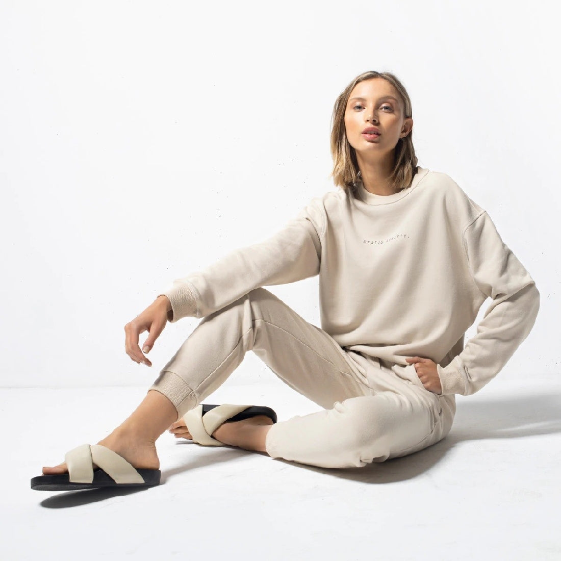 Status Anxiety As You Wake Trackpant - Little Extras Lifestyle Boutique