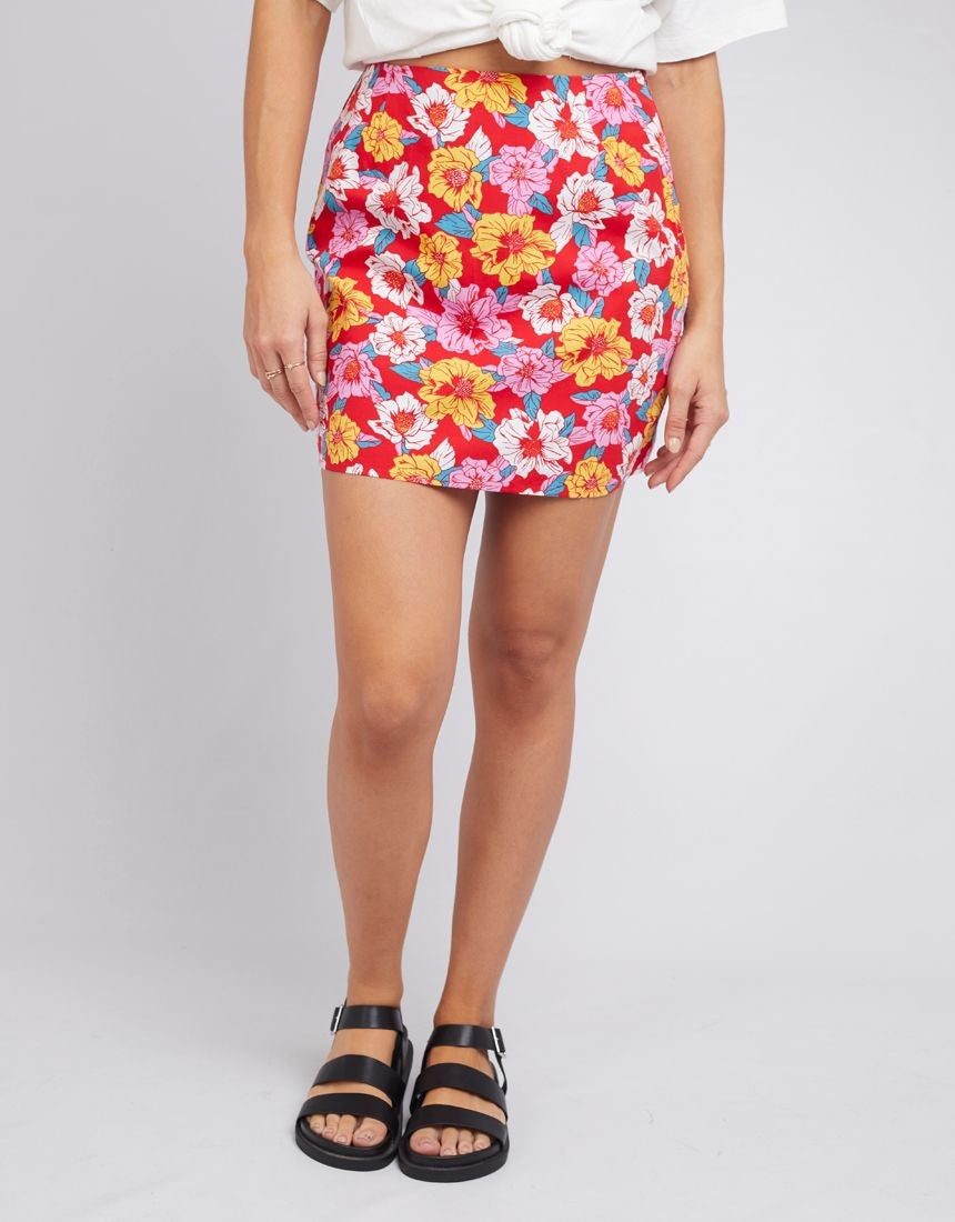 All About Eve Cecillia Floral Mini Skirt
