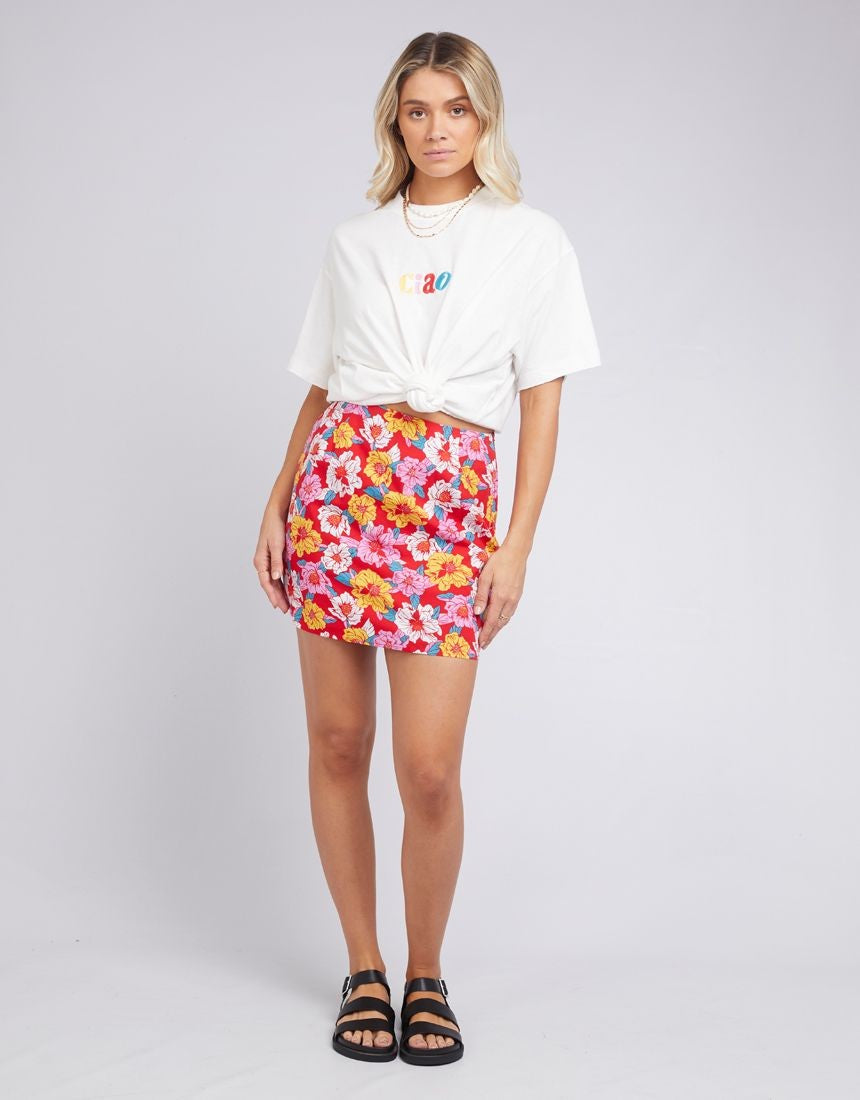 All About Eve Cecillia Floral Mini Skirt - Little Extras Lifestyle Boutique