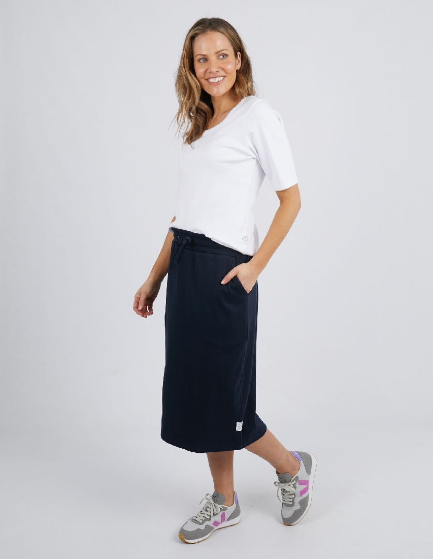 Elm Rib Scoop Tee - Little Extras Lifestyle Boutique