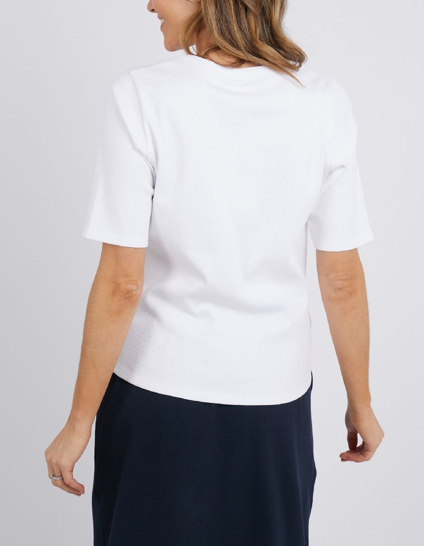 Elm Rib Scoop Tee - Little Extras Lifestyle Boutique