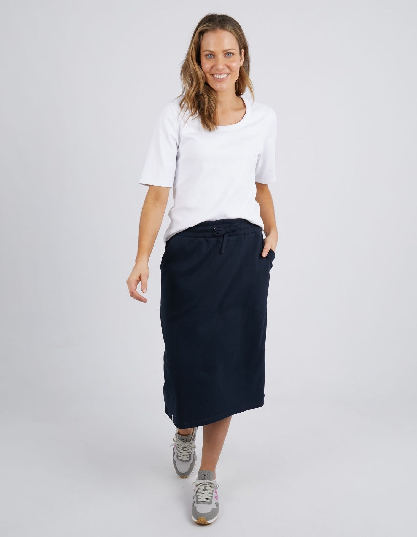 Elm Rib Scoop Tee - Little Extras Lifestyle Boutique