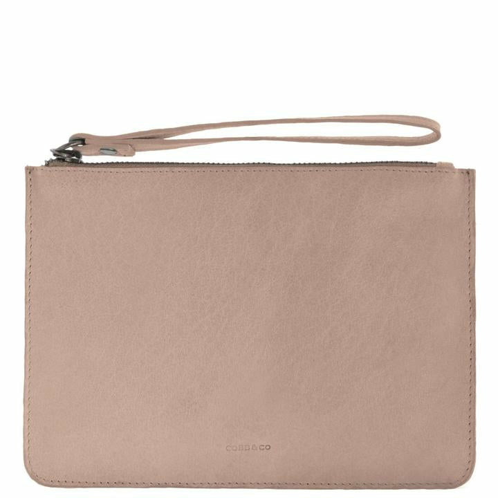 COBB & CO MOSSMAN LEATHER CLUTCH - Little Extras Lifestyle