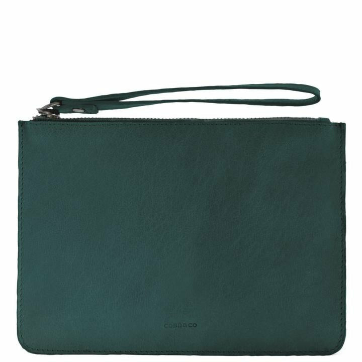 COBB & CO MOSSMAN LEATHER CLUTCH - Little Extras Lifestyle