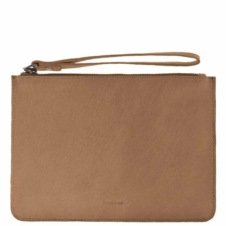 COBB & CO MOSSMAN LEATHER CLUTCH - Little Extras Lifestyle