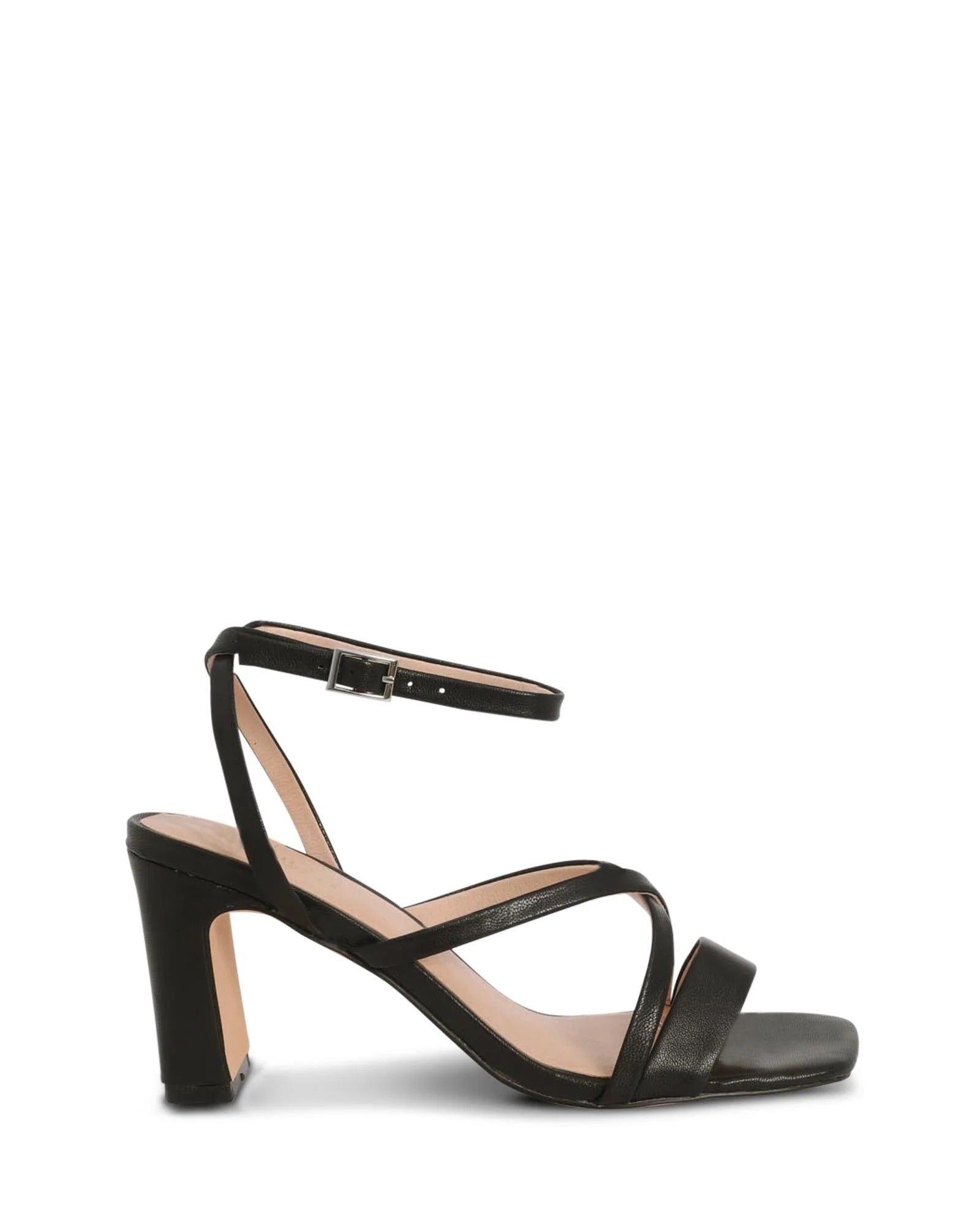 Nude Grace Leather Heel [COLOUR:Black SIZE:37]