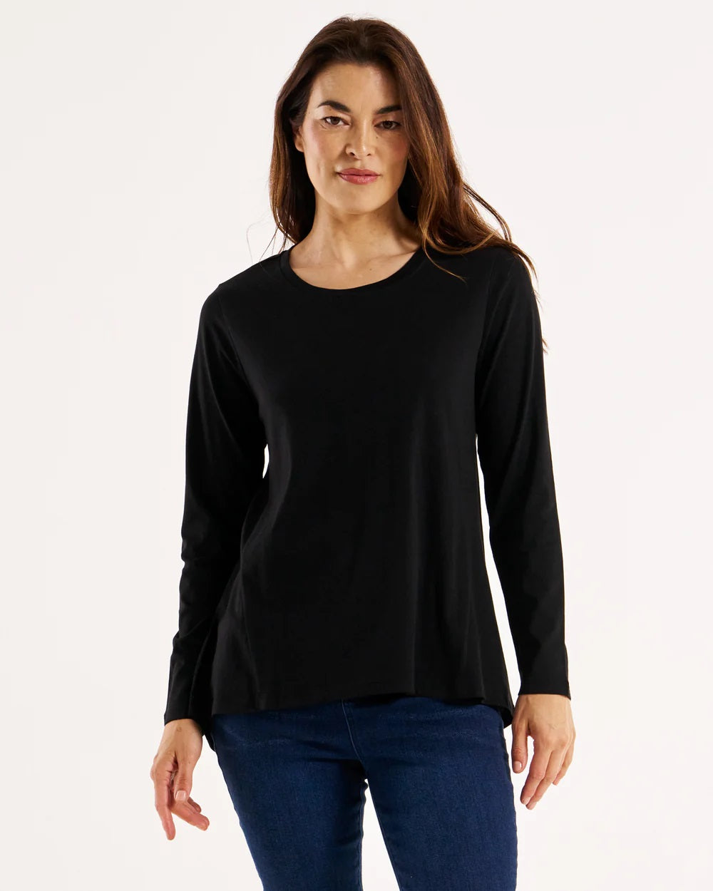 Betty Basics Sydney Long Sleeve [COLOUR:Black SIZE:6]