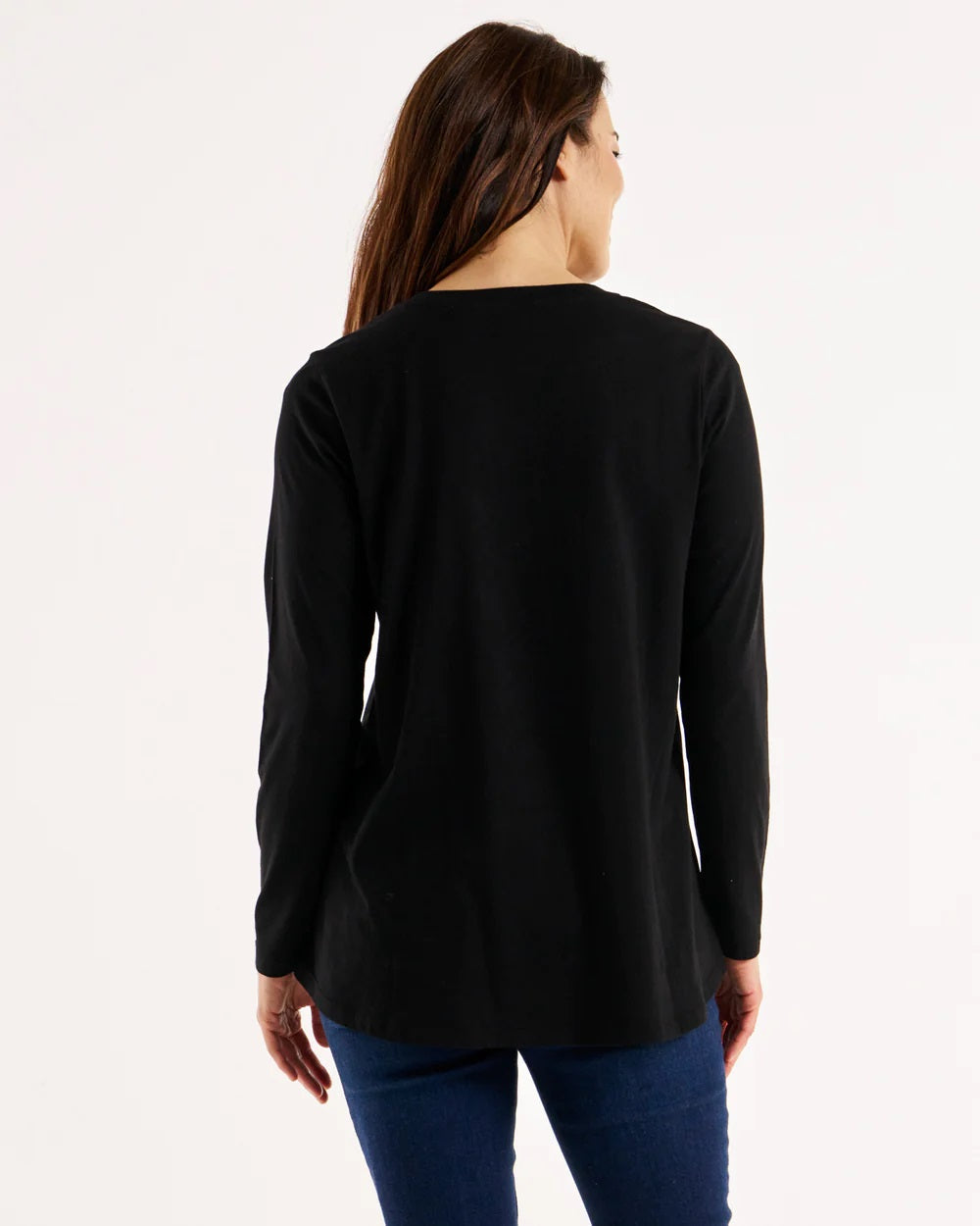 Betty Basics Sydney Long Sleeve [COLOUR:Black SIZE:6]