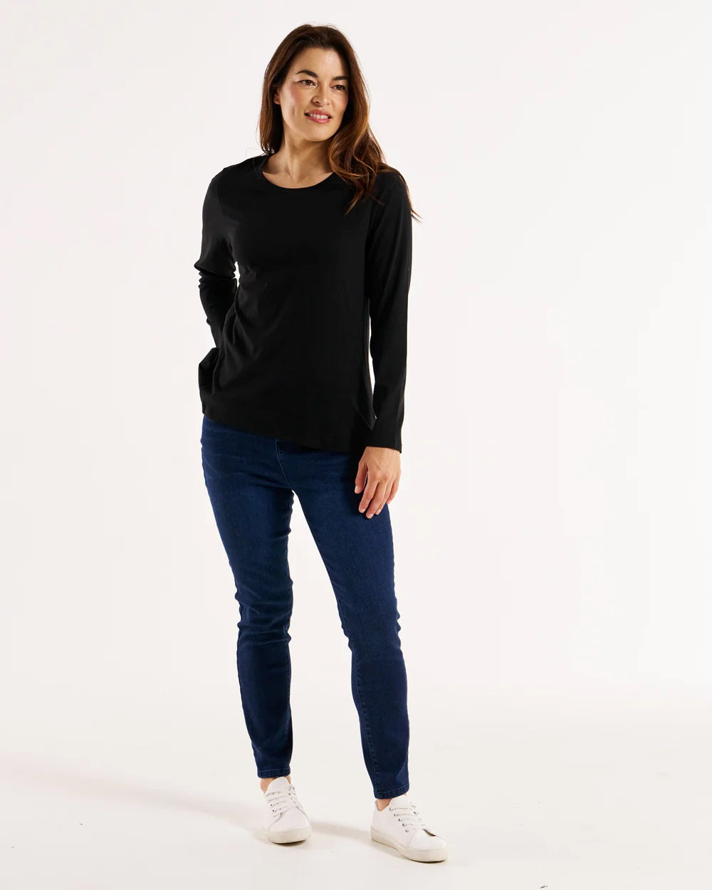 Betty Basics Sydney Long Sleeve [COLOUR:Black SIZE:6]