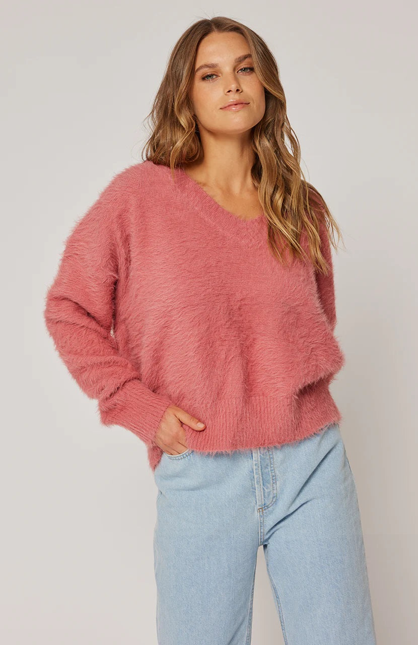 Cartel & Willow Emmie Sweater [COLOUR:Berry SIZE:XS]