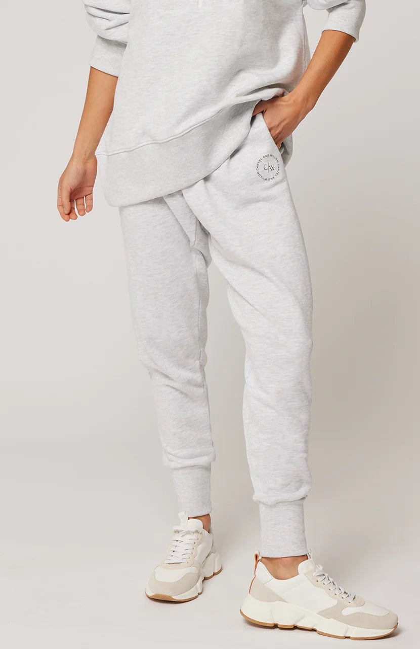 Cartel & Willow Mia Track Pant [COLOUR:Grey marle SIZE:S]