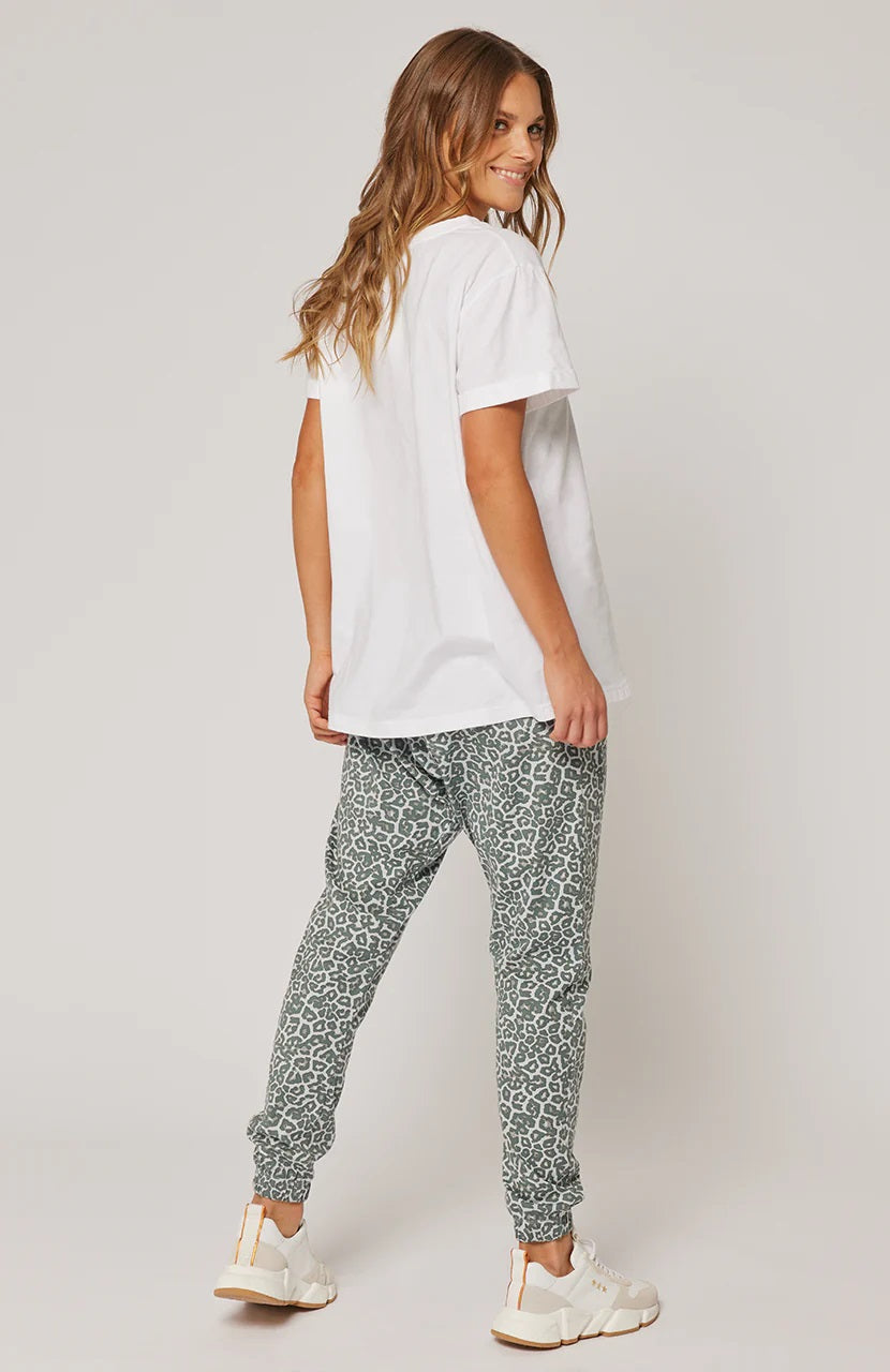 Cartel & Willow Comeback Pant [COLOUR:Smoke Leopard SIZE:S]