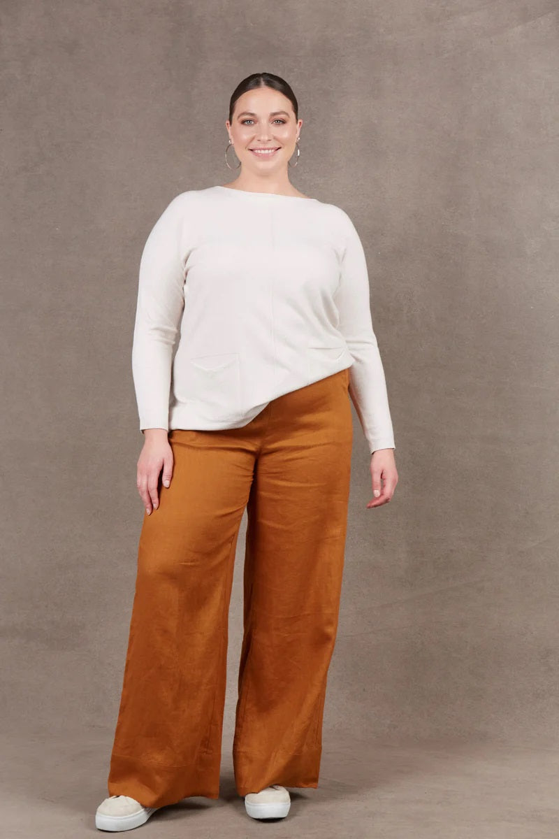 Eb & Ive Nama Pant [COLOUR:Ochre SIZE:XS]