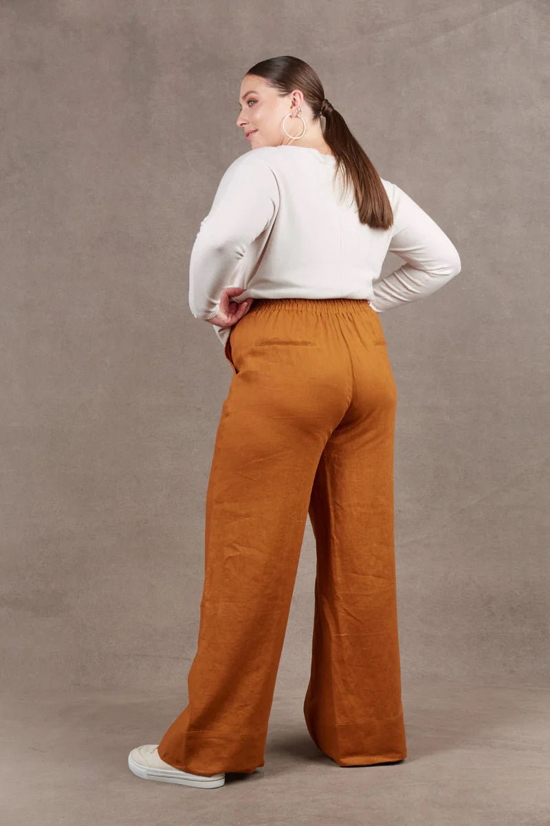 Eb & Ive Nama Pant [COLOUR:Ochre SIZE:XS]