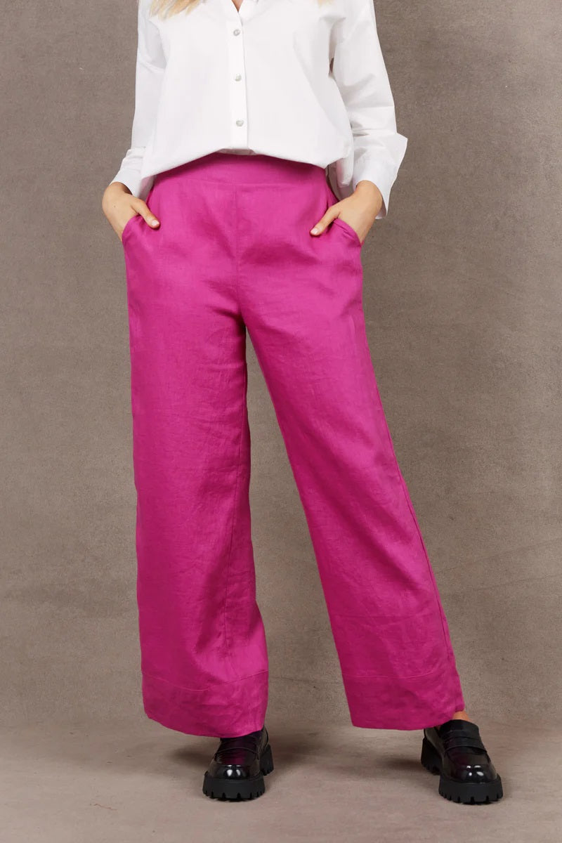 Eb & Ive Nama Pant [COLOUR:Magenta SIZE:XS]