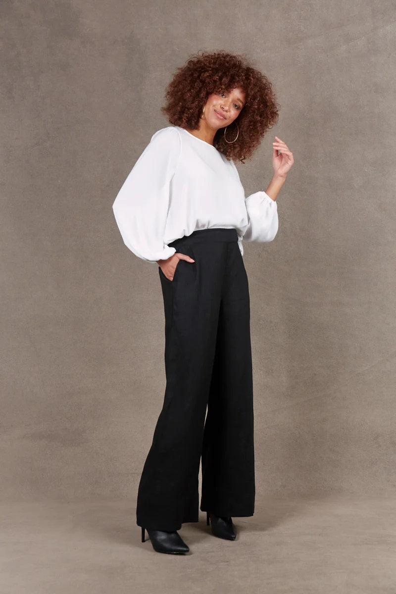 Eb & Ive Nama Pant [COLOUR:Ebony SIZE:XS]