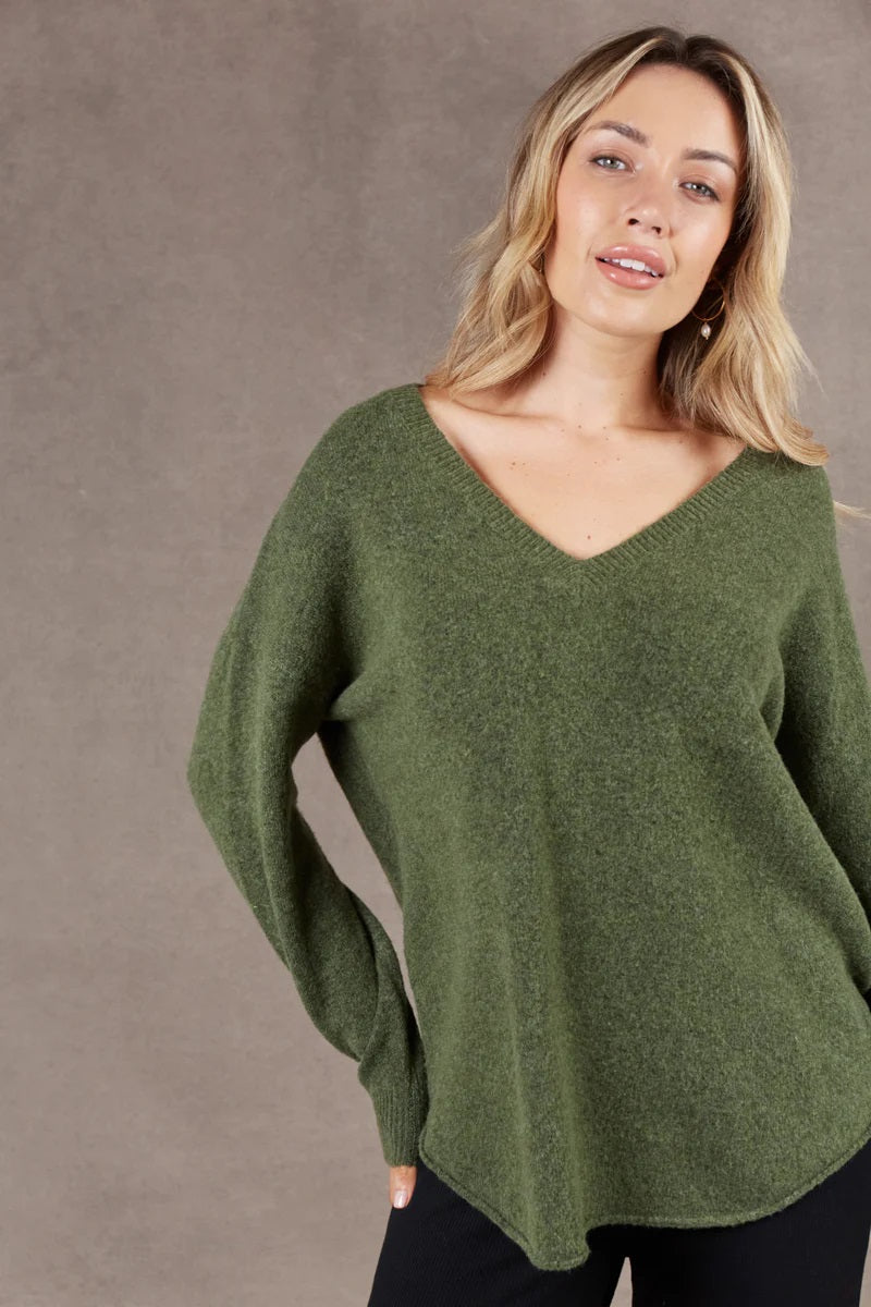 Eb & Ive Paarl Knit [COLOUR:Moss SIZE:Xs/s]