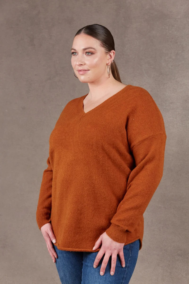 Eb & Ive Paarl Knit [COLOUR:Ochre SIZE:Xs/s]