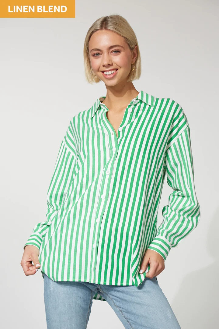 Haven Montell Shirt [COLOUR:Evergreen SIZE:Xs/s]