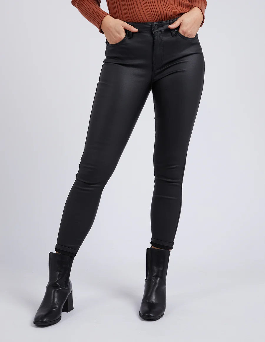 Chicago Coated Denim Pant Black | Women's Denim Pants | Little Extras Lifestyle | Forbes Women's Clothing Boutique