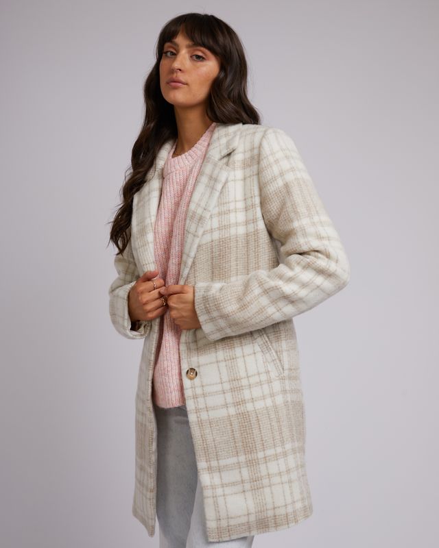 All About Eve Emily Check Coat [COLOUR:Check SIZE:8]