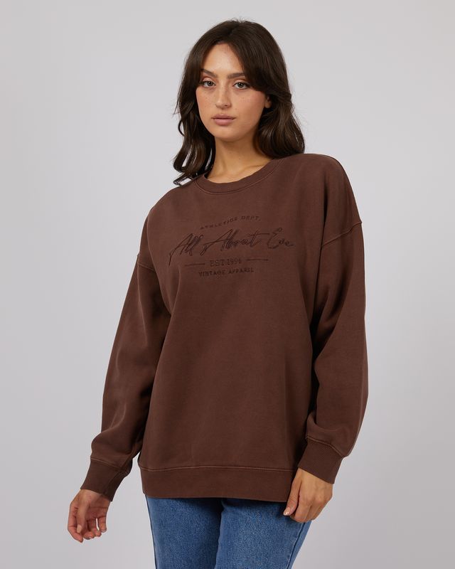 All About Eve Classic Crew [COLOUR:Brown SIZE:6]