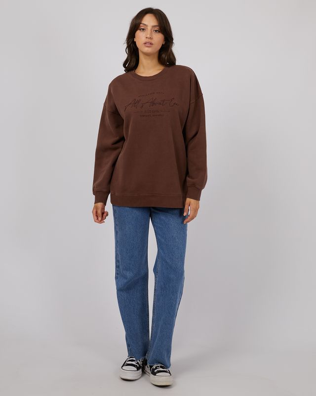 All About Eve Classic Crew [COLOUR:Brown SIZE:6]