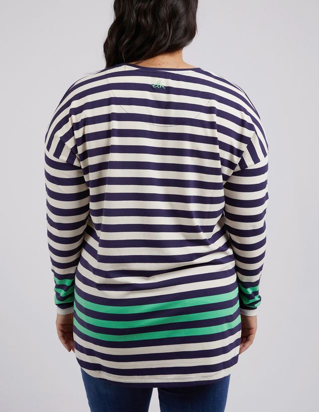 Elm Turn Back L/S Tee [COLOUR:Indigo SIZE:8]