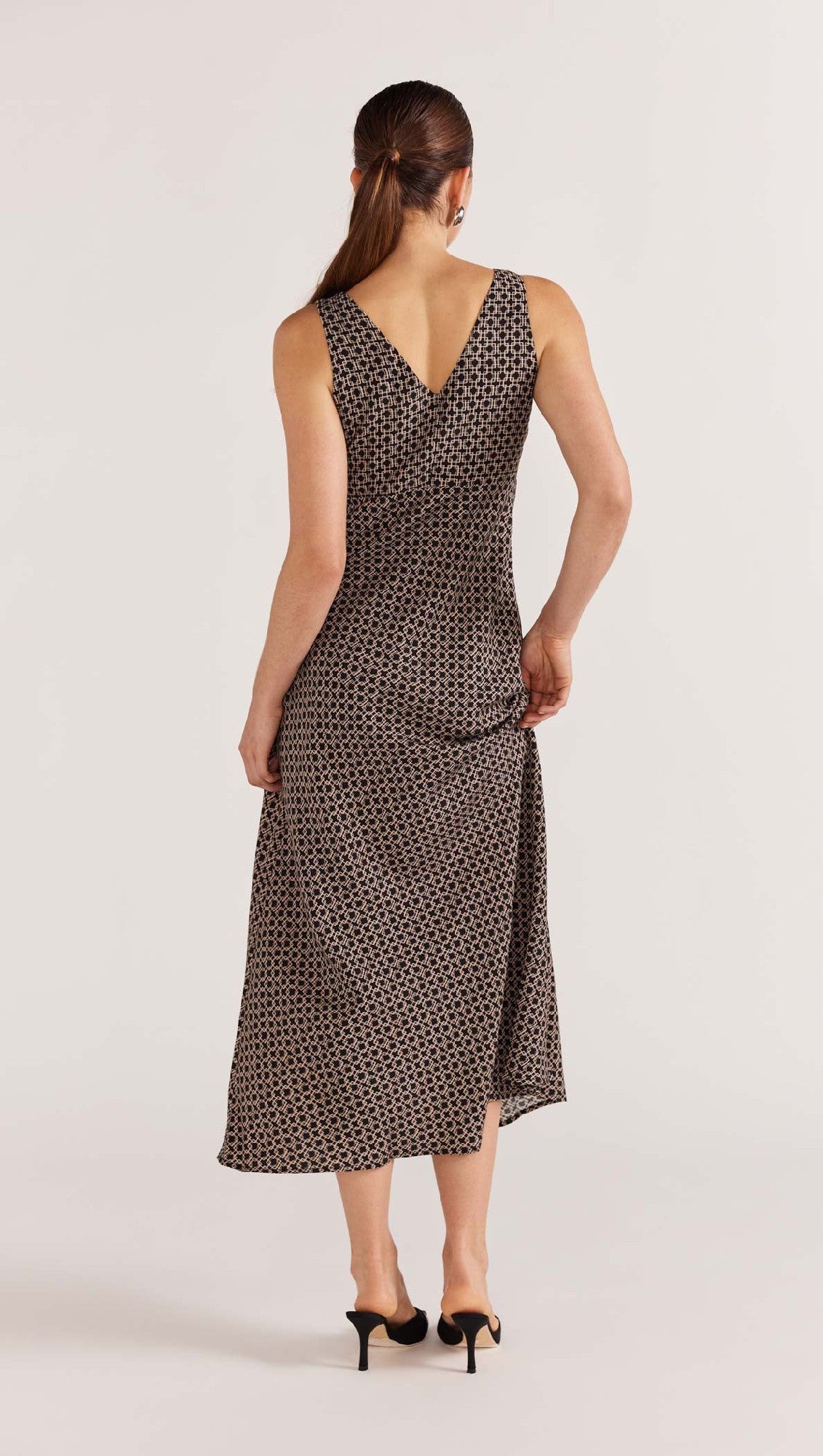 Staple The Label Lexi Bias Maxi Dress [COLOUR:Geometric SIZE:S]