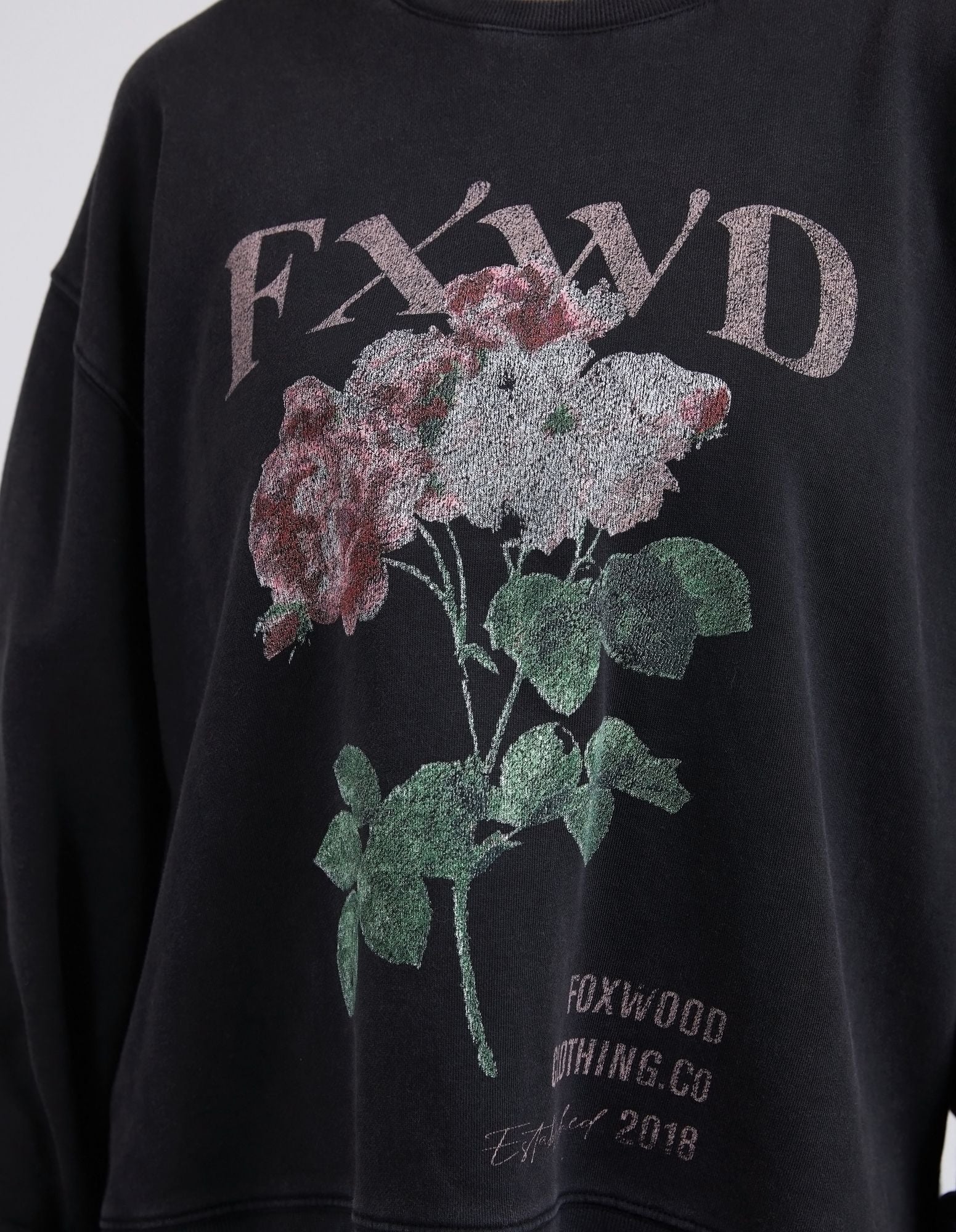 Foxwood Rosa Crew [COLOUR:Washed black SIZE:10]