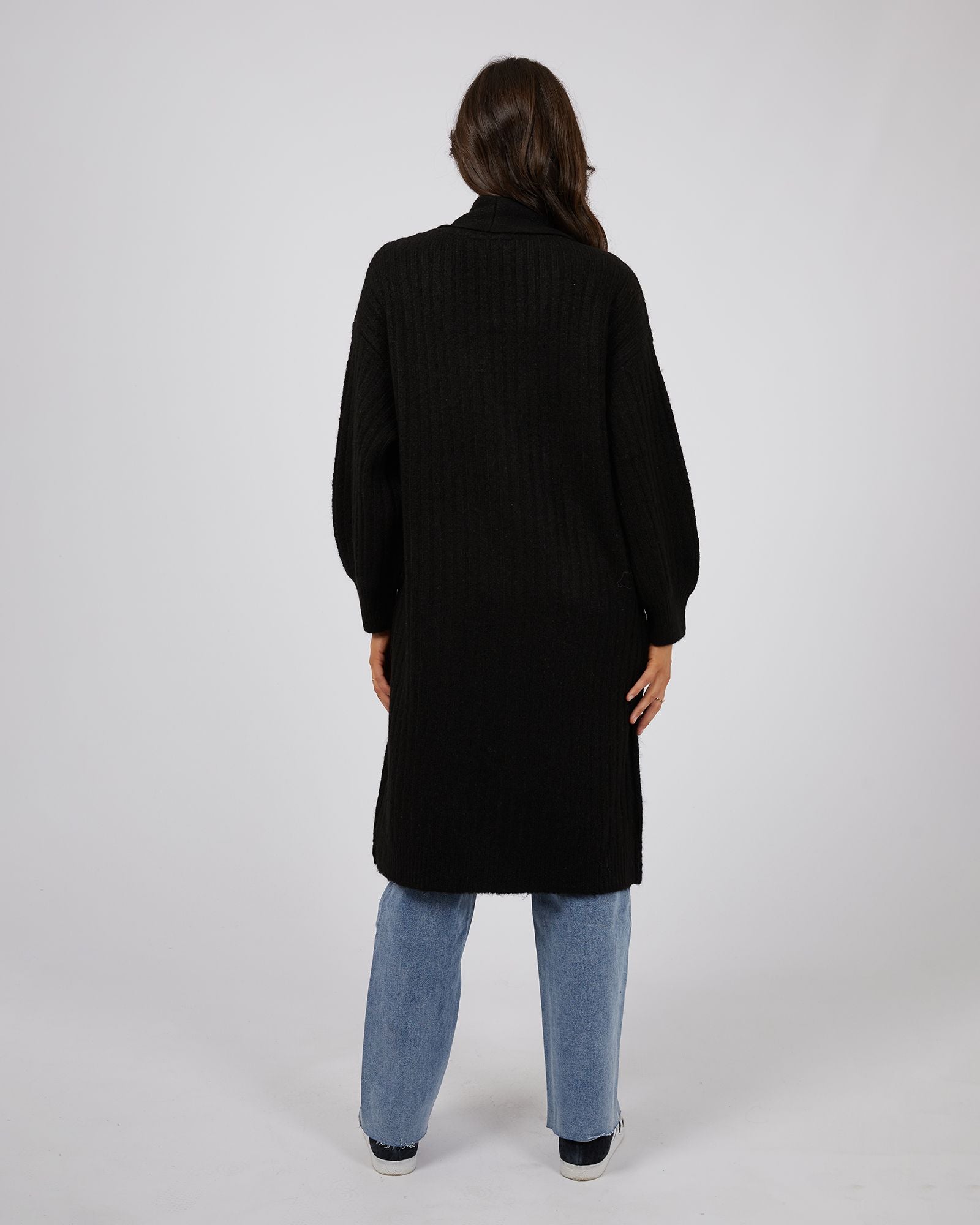 All About Eve Serena Long Line Cardi [COLOUR:Black SIZE:6]