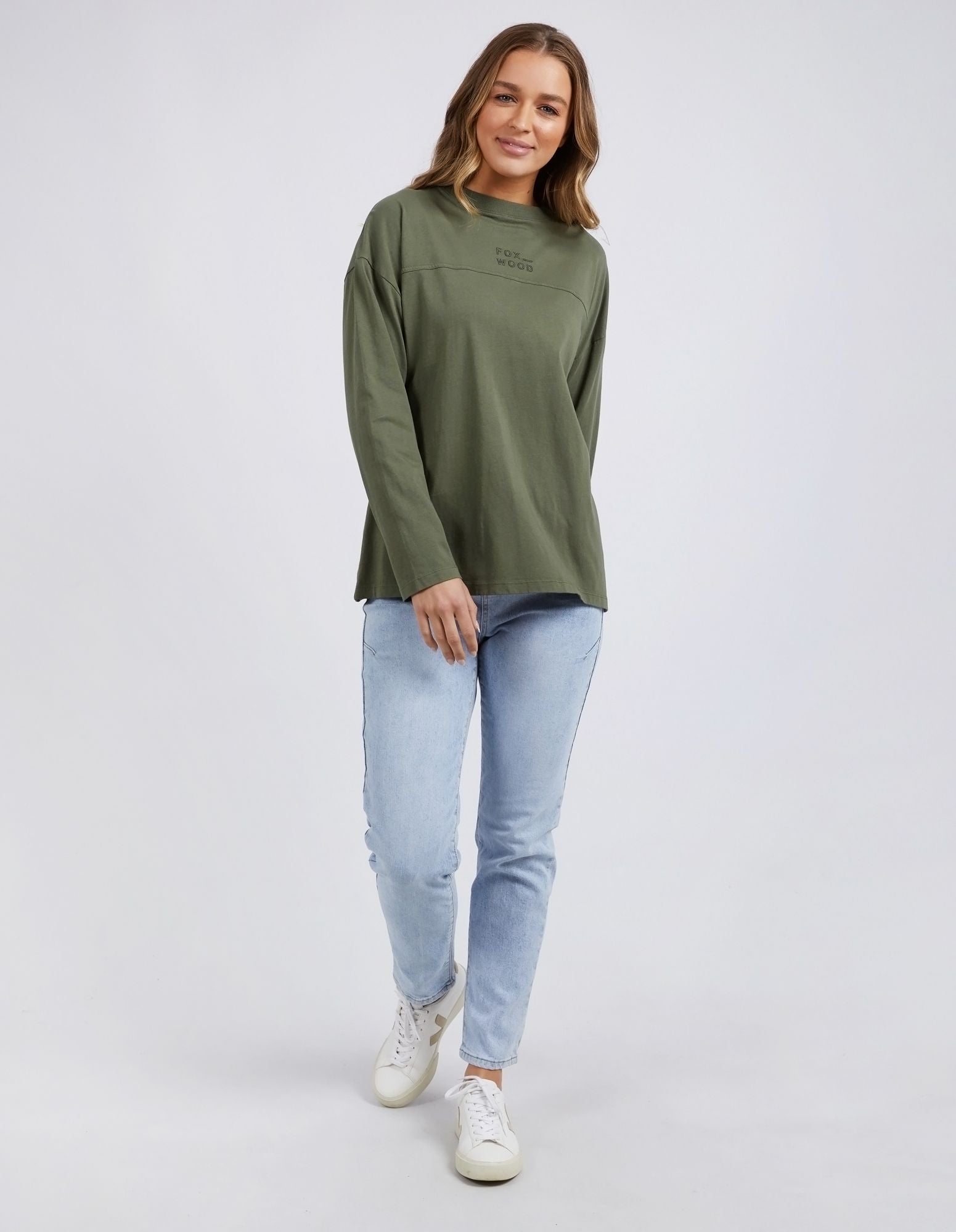 Foxwood Hold Up Long Sleeve [COLOUR:Khaki SIZE:8]