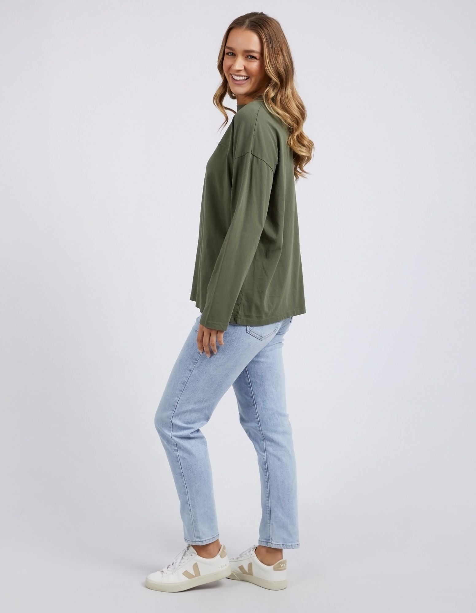 Foxwood Hold Up Long Sleeve [COLOUR:Khaki SIZE:8]