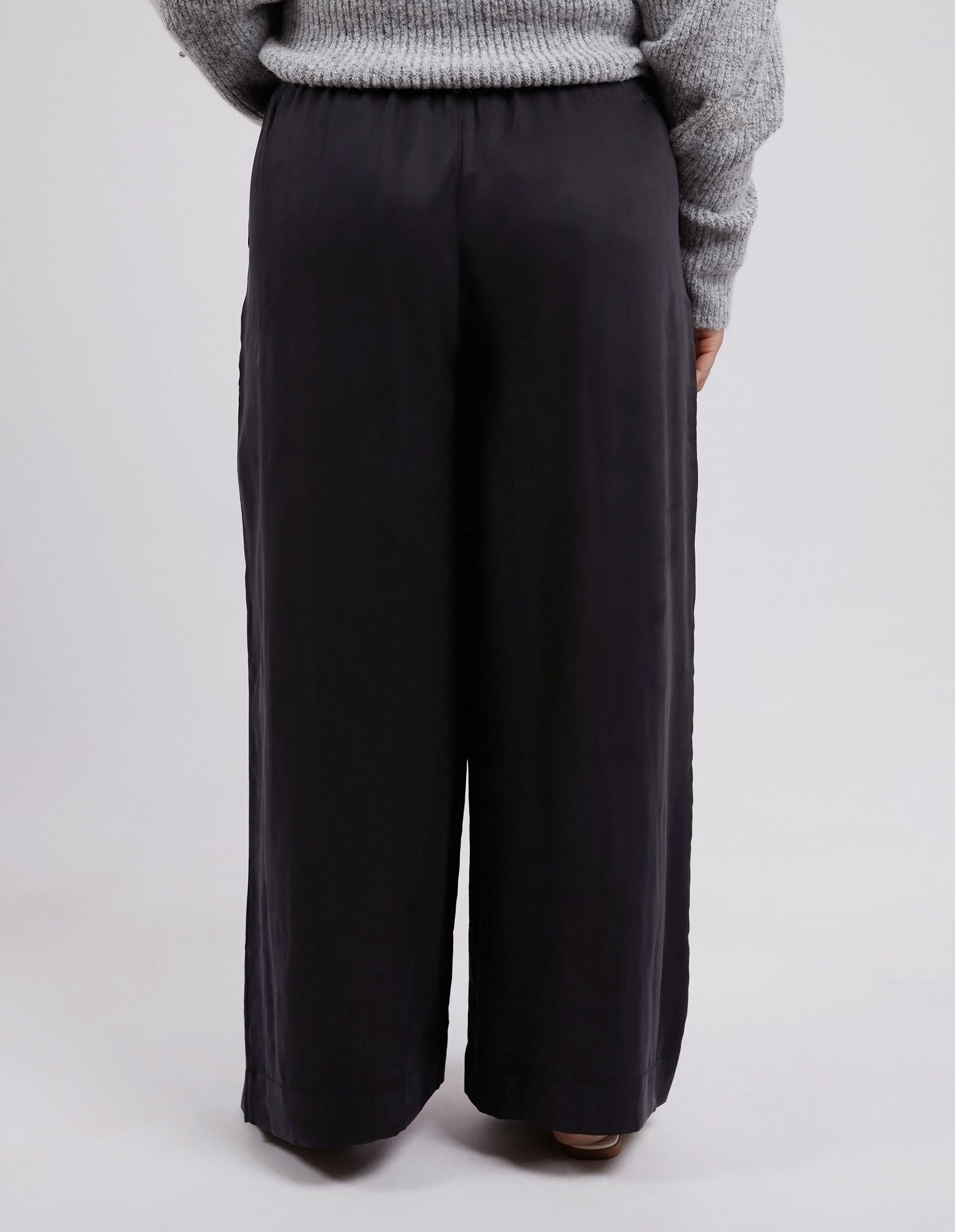 Elm Callie Wide Leg Pant [COLOUR:Black SIZE:8]