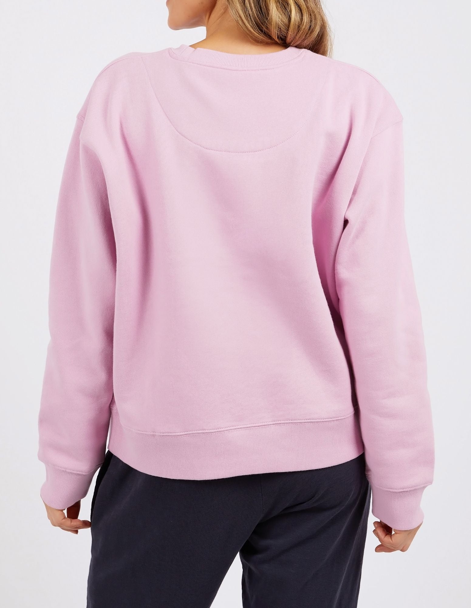 Elm Shelley Fleece Crew [COLOUR:Peony pink SIZE:8]