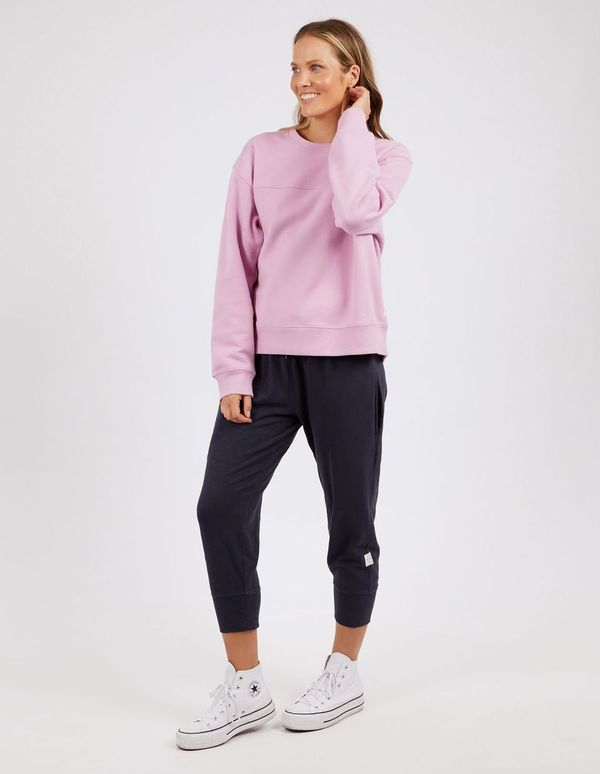 Elm Shelley Fleece Crew [COLOUR:Peony pink SIZE:8]