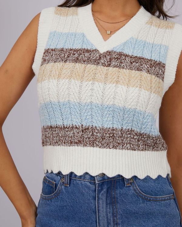 All About Eve Indy Knit Vest [COLOUR:Multi SIZE:6]