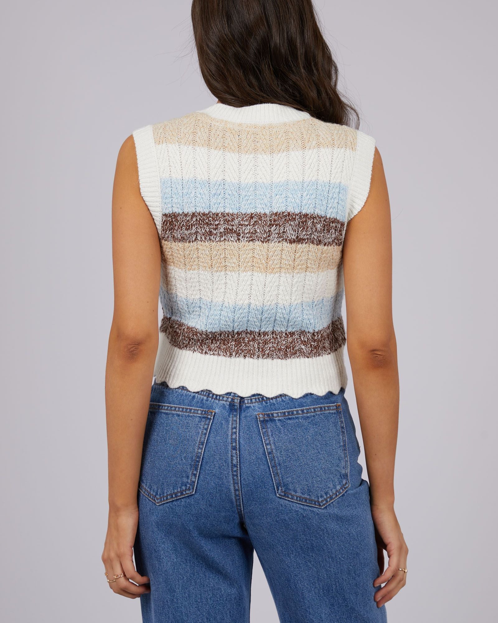 All About Eve Indy Knit Vest [COLOUR:Multi SIZE:6]