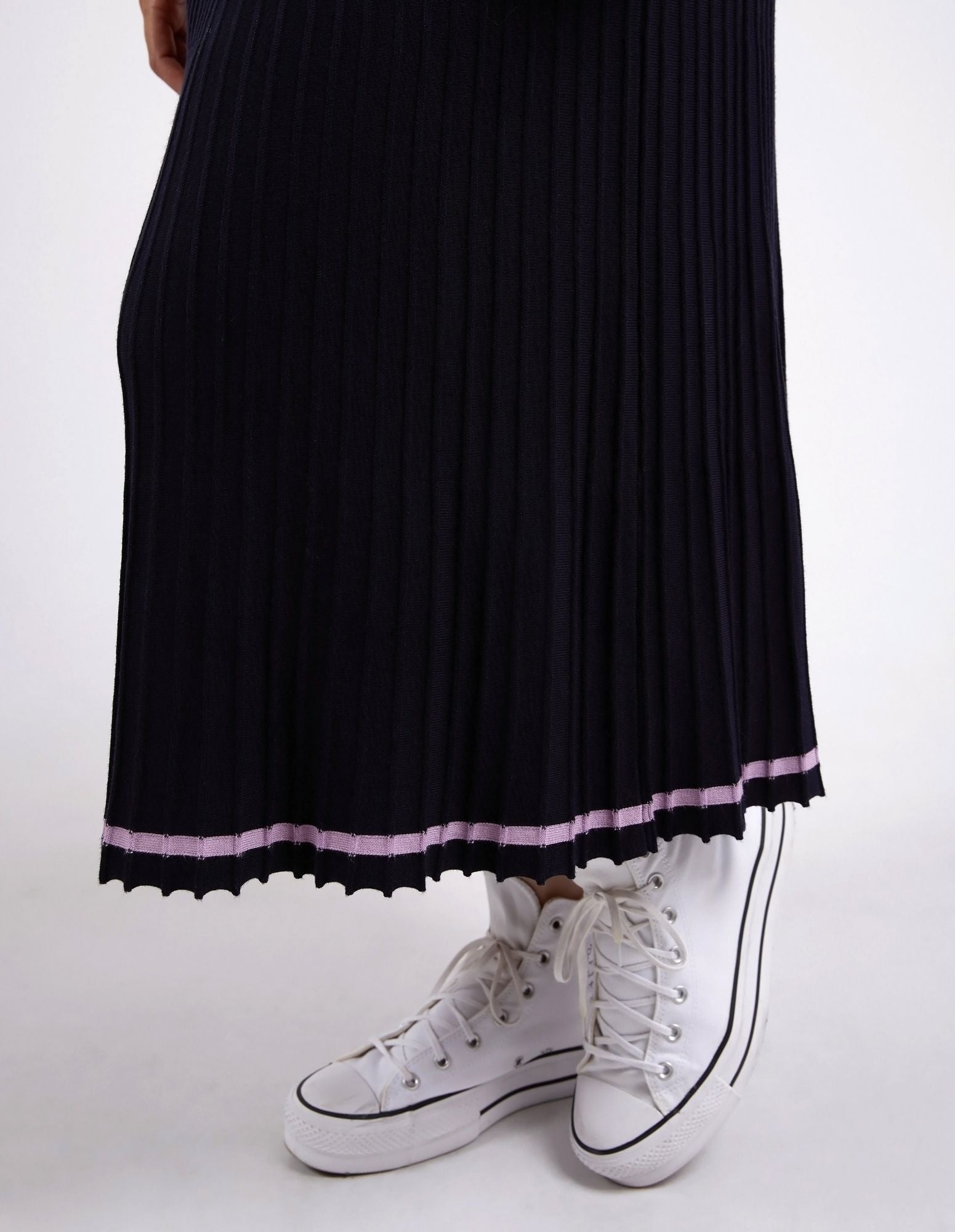 Elm Tammy Knit Skirt [COLOUR:Navy SIZE:S]