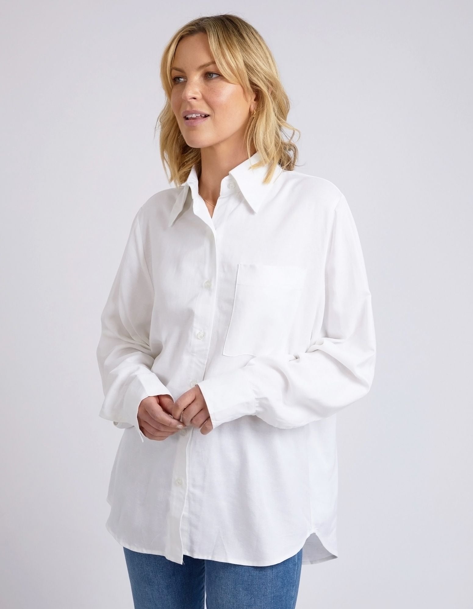 Elm Bobbie Shirt [COLOUR:White SIZE:8]