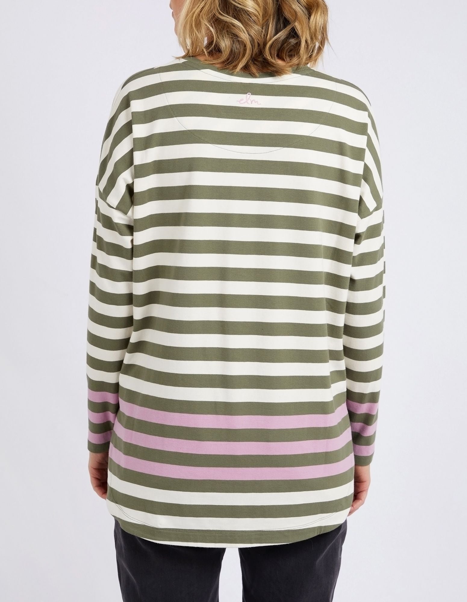 Elm Turn Back L/S Tee [COLOUR:Clover   SIZE:8]