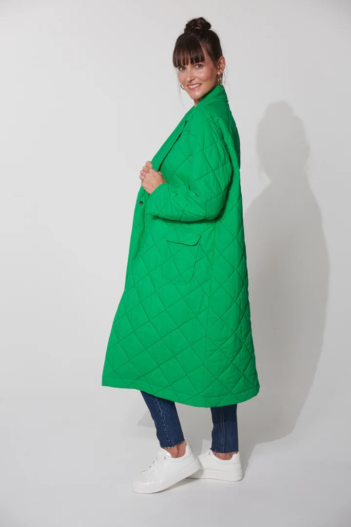 Haven Jasper Coat [COLOUR:Evergreen SIZE:S/m]