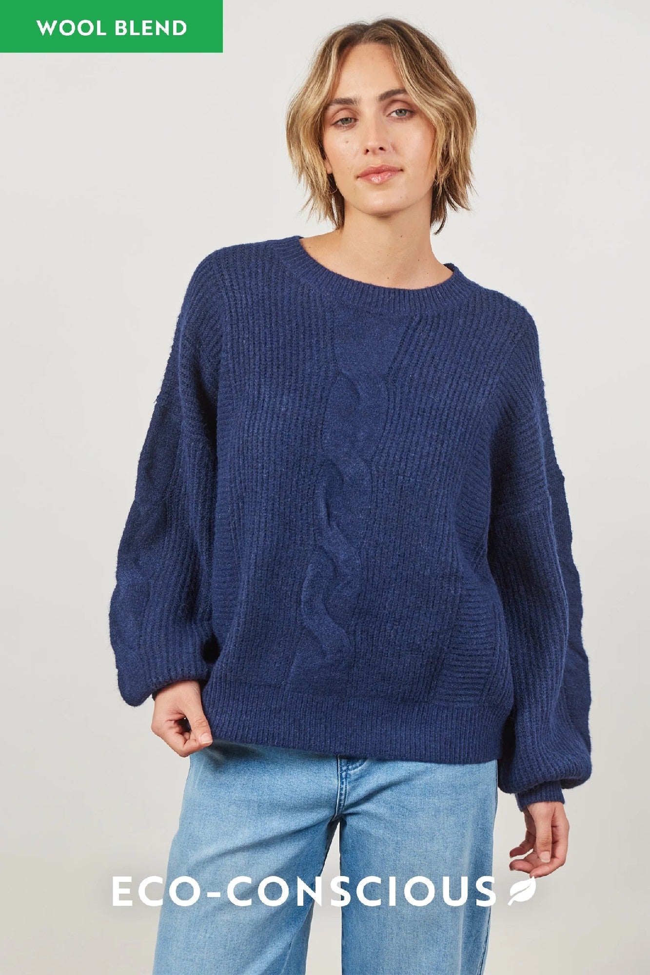 Isle Of Mine Renew Jumper [COLOUR:Twilight SIZE:Xs/s]