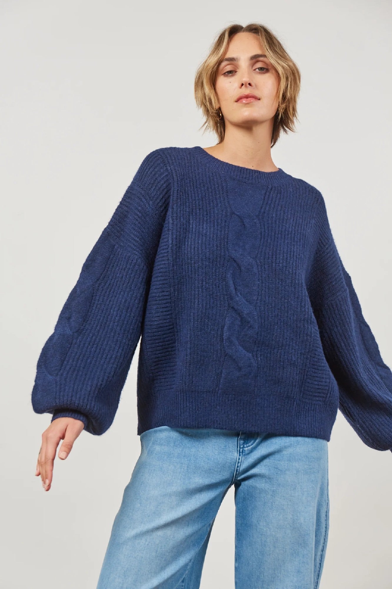 Isle Of Mine Renew Jumper [COLOUR:Twilight SIZE:Xs/s]